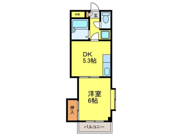 青柳２１の物件間取画像